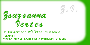 zsuzsanna vertes business card